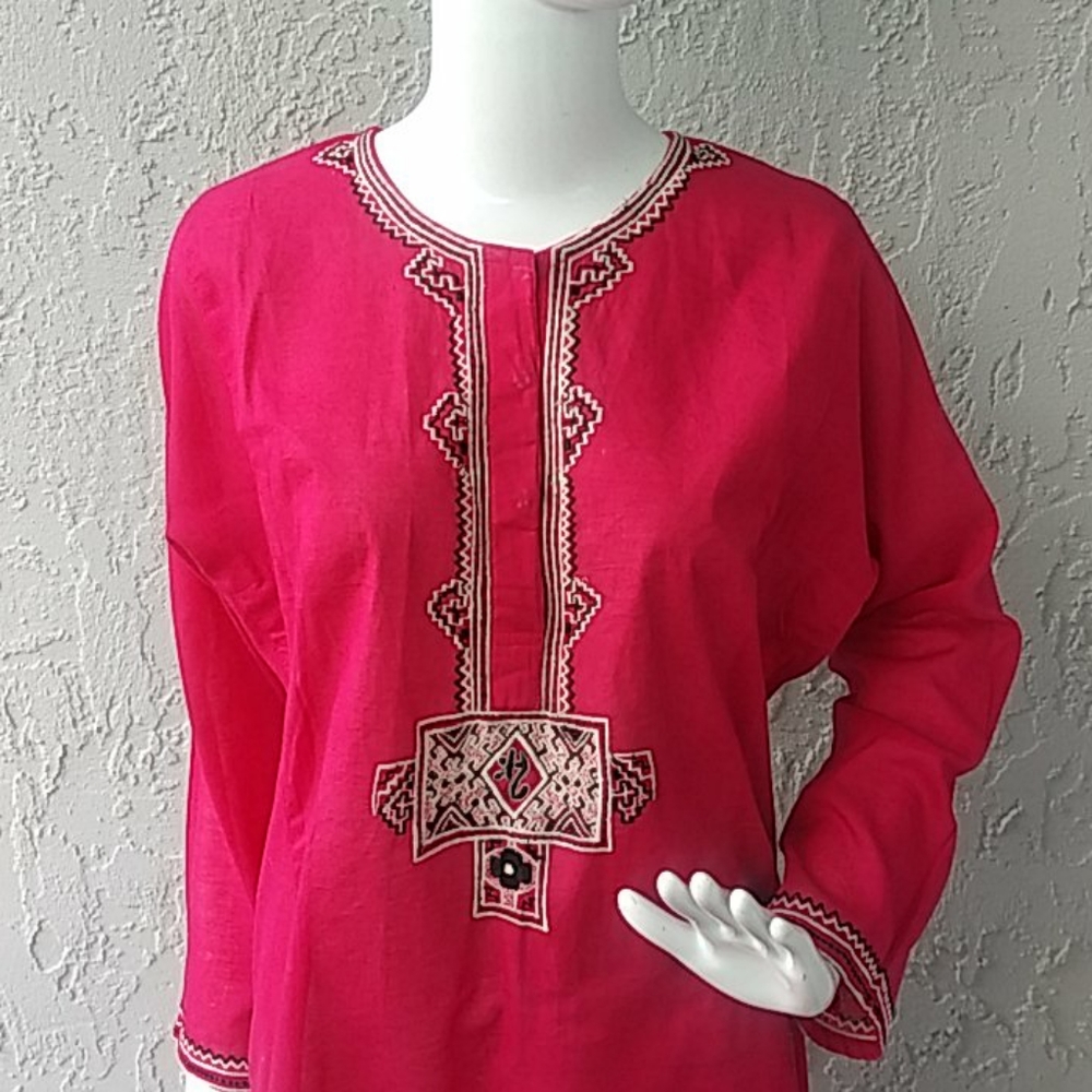 Nisa Ladies Pure Cotton Long Kurti